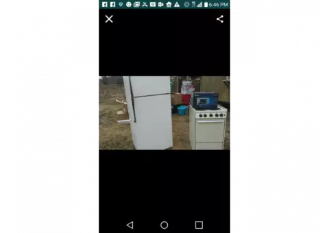 Refridgerator/stove oven